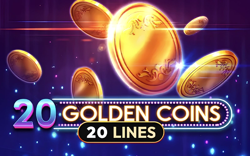 Collect wins in 20 Golden Coins slot at 1Win.