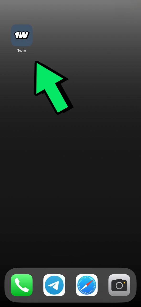 Follow on screen steps and install 1Win on iOS.