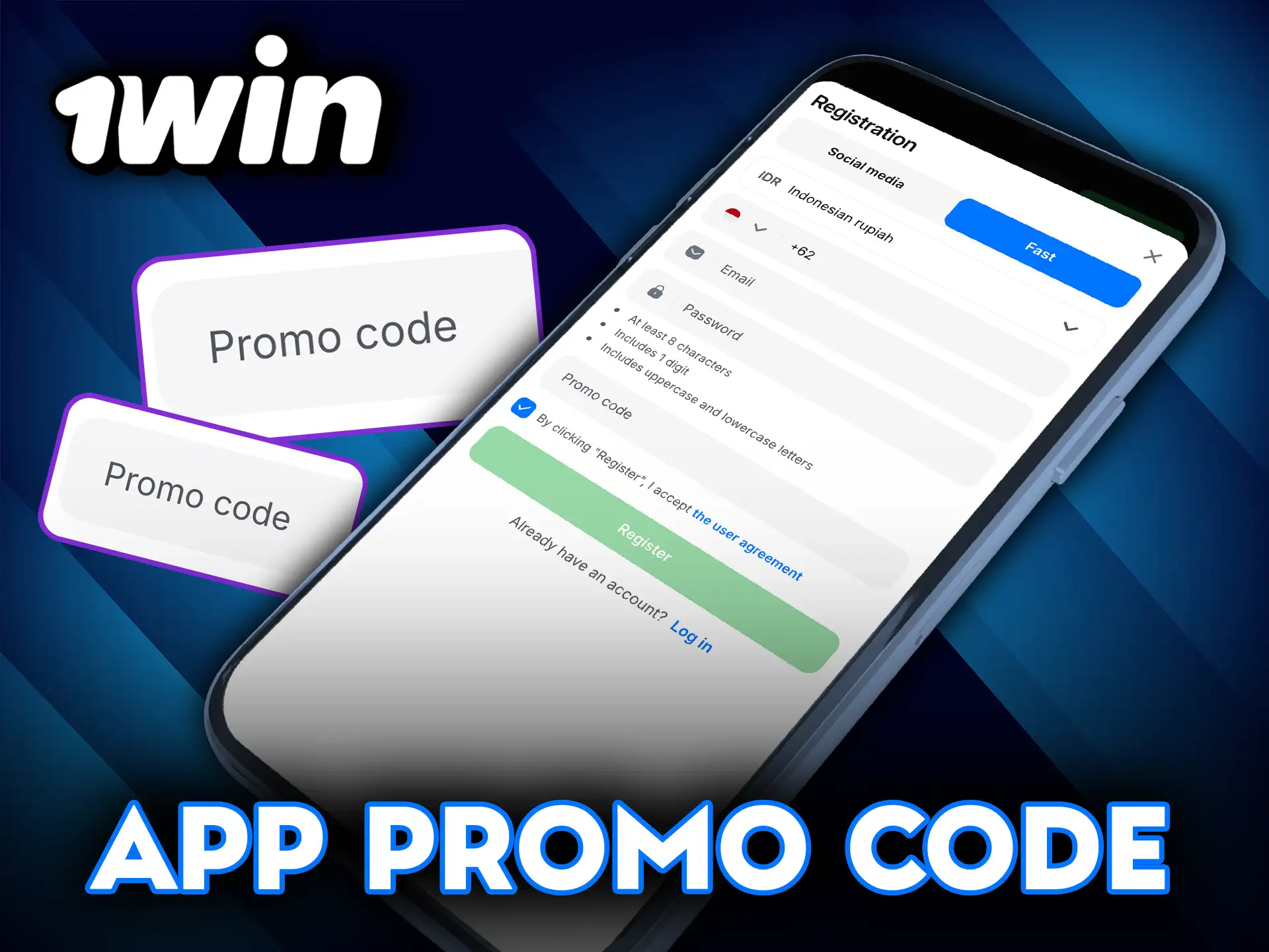 Use a 1Win app promo code for extra rewards.