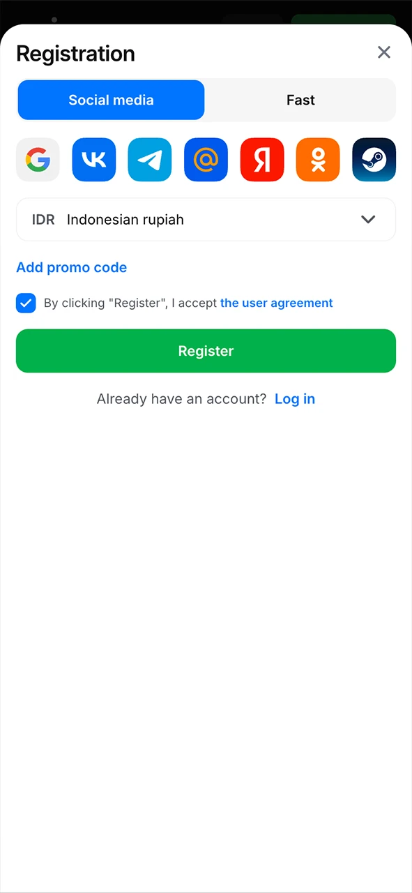 Open the app and start playing Aviator at 1Win.