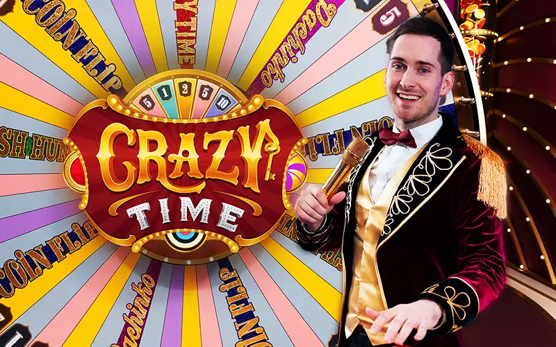 Play Crazy Time live game at 1Win.