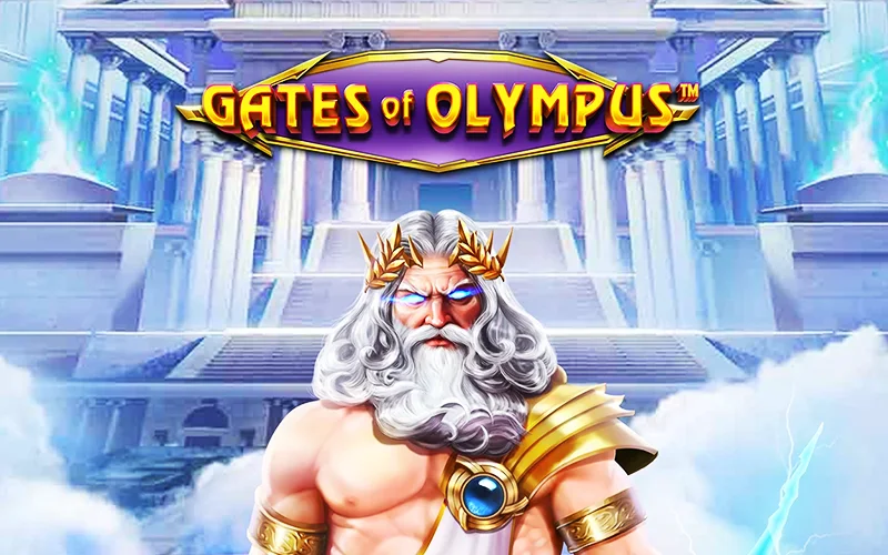 Gates of Olympus slot game at 1Win casino.