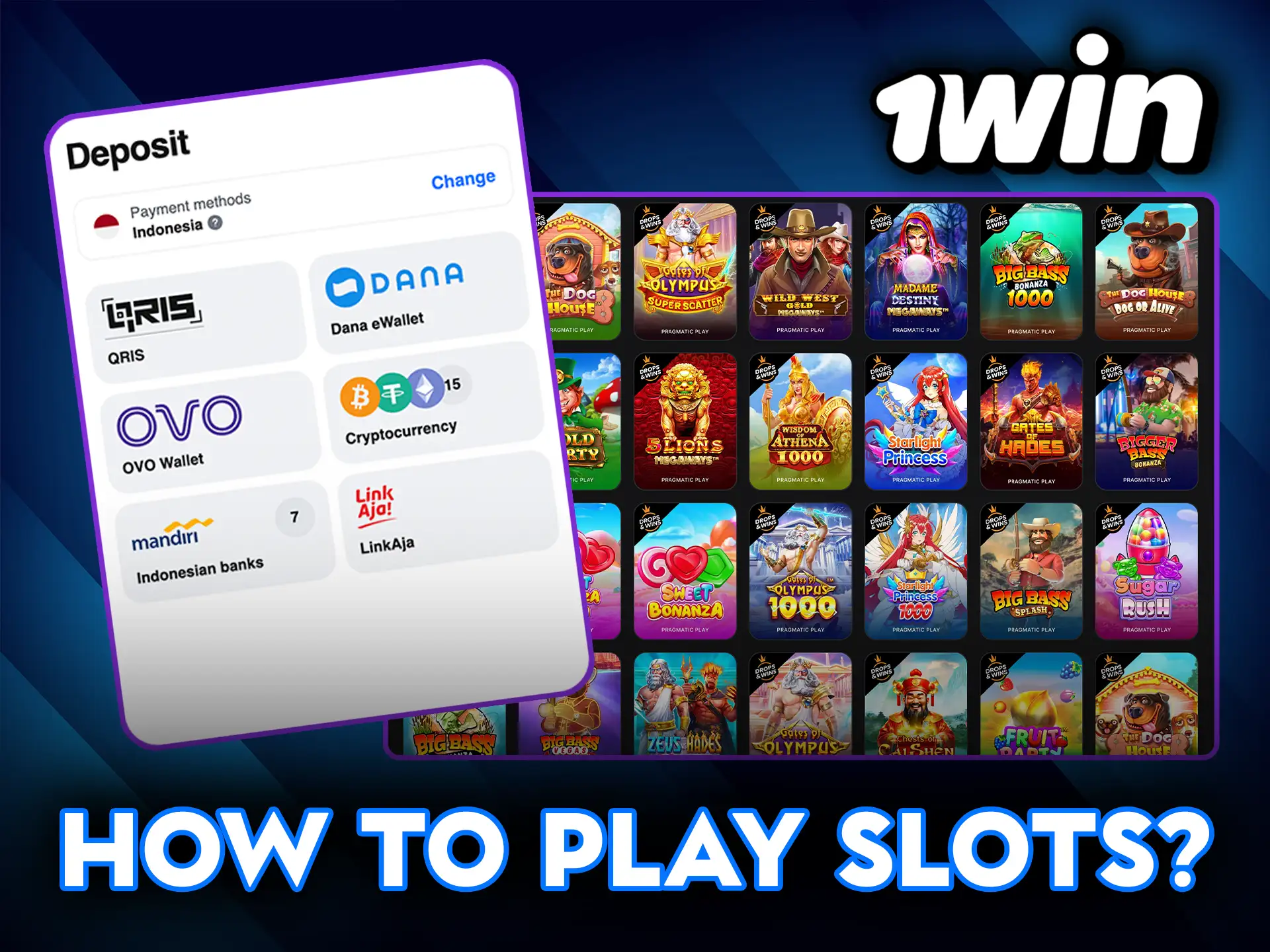 How to play slots at 1Win and win more.