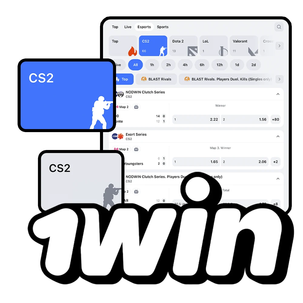 Place your 1win CS 2 Betting wagers in Indonesia and score huge eSports wins.