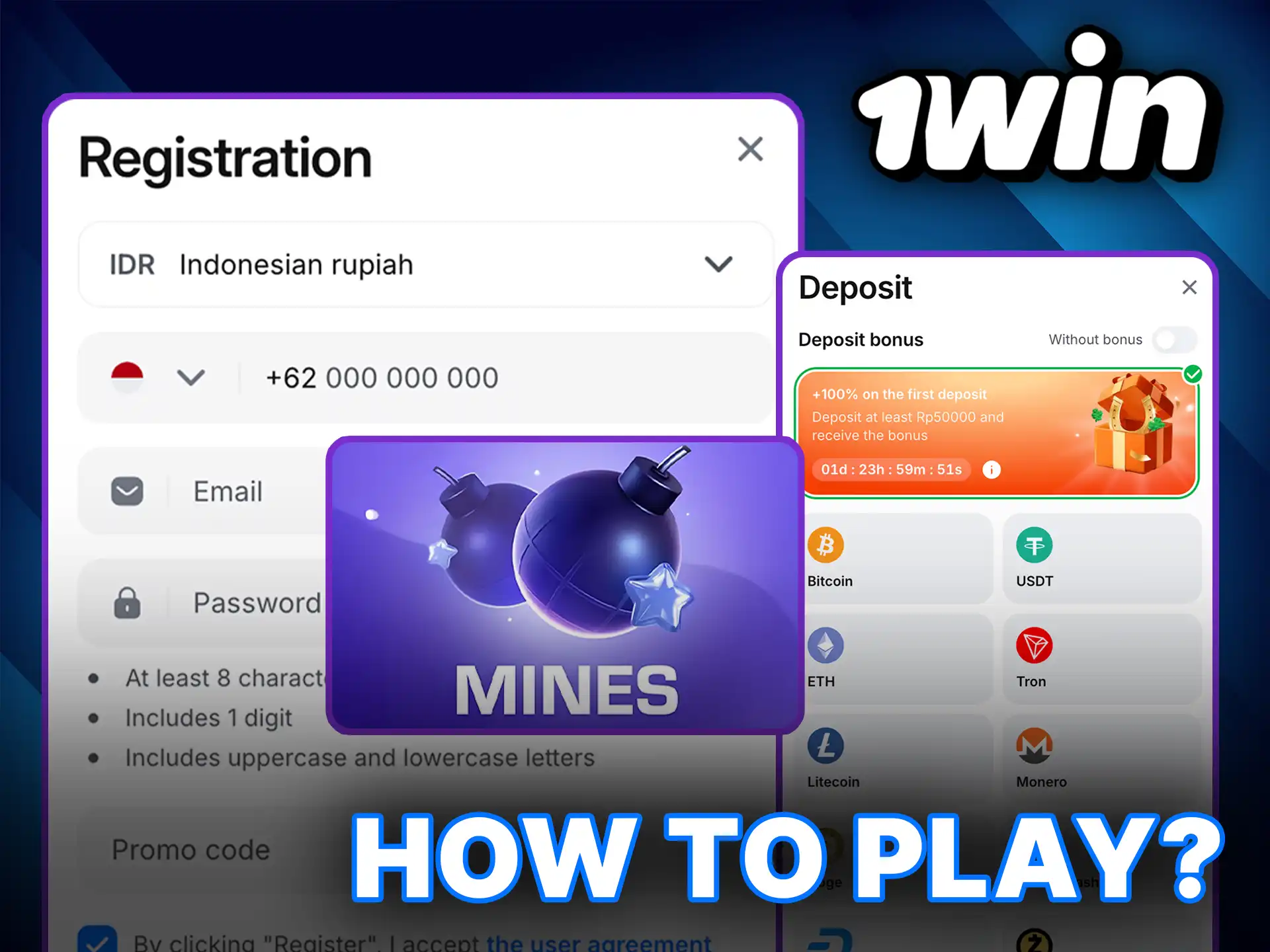 Learn how to play Mines and maximize your strategy for wins at 1Win.