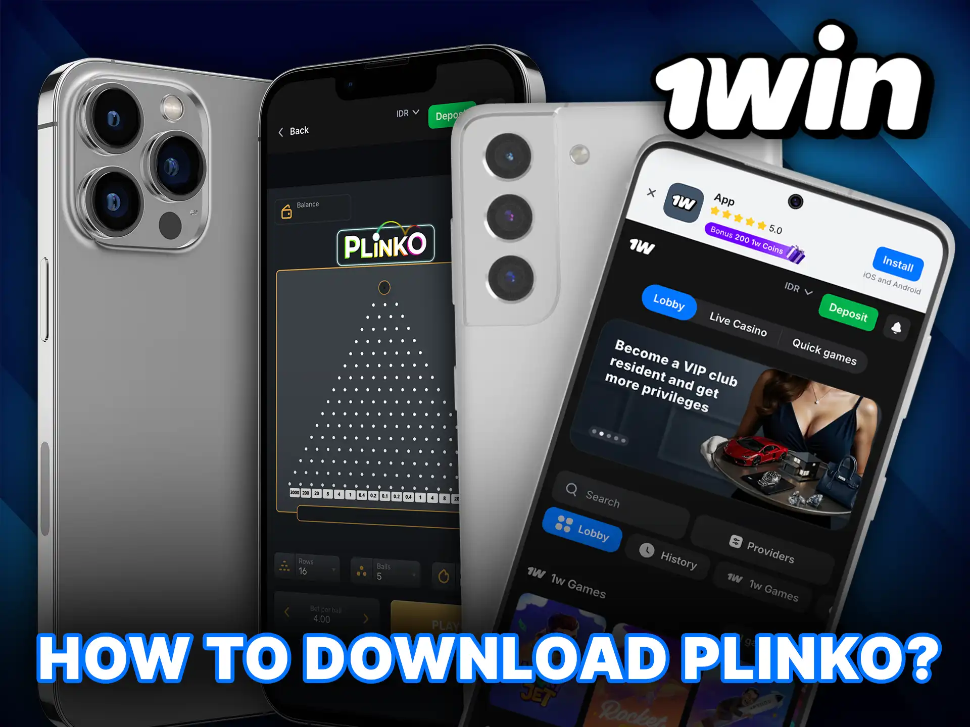 Discover how to download Plinko 1Win and take the game with you on the go.