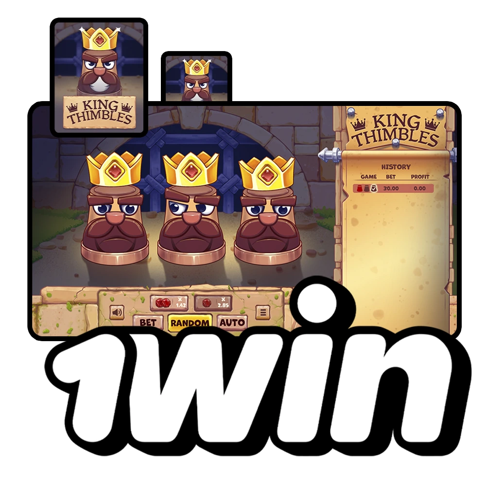 Play Thimbles at 1Win in Indonesia and test your luck for instant cash prizes.