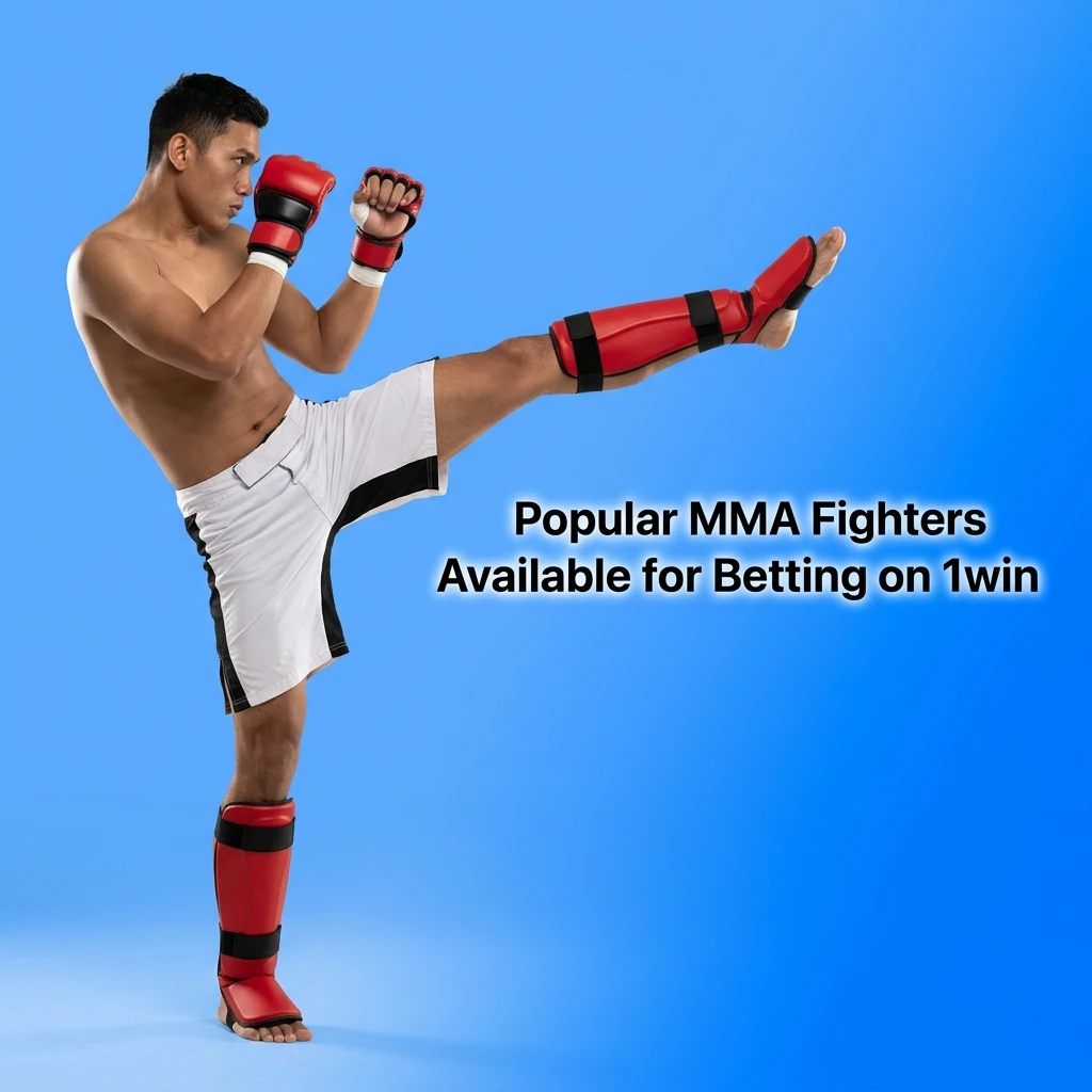 Popular MMA fighters like Islam Makhachev, Jon Jones, and Conor McGregor available for betting on 1win sportsbook