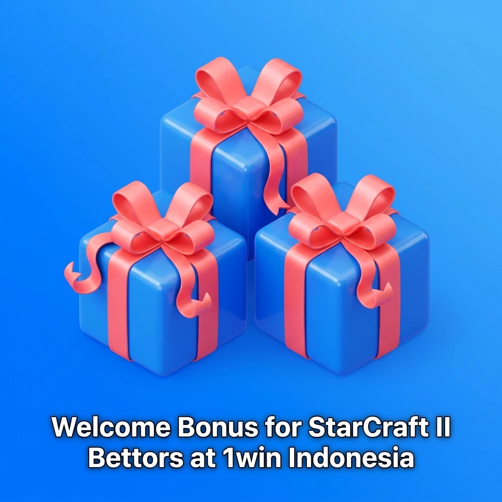 1win Indonesia welcome bonus 500% up to IDR 10,000,000 for StarCraft II esports betting new players